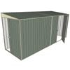 Build-a-Shed 1.5 x 4.5 x 2m Single Hinged Side Door Skillion Shed - Green