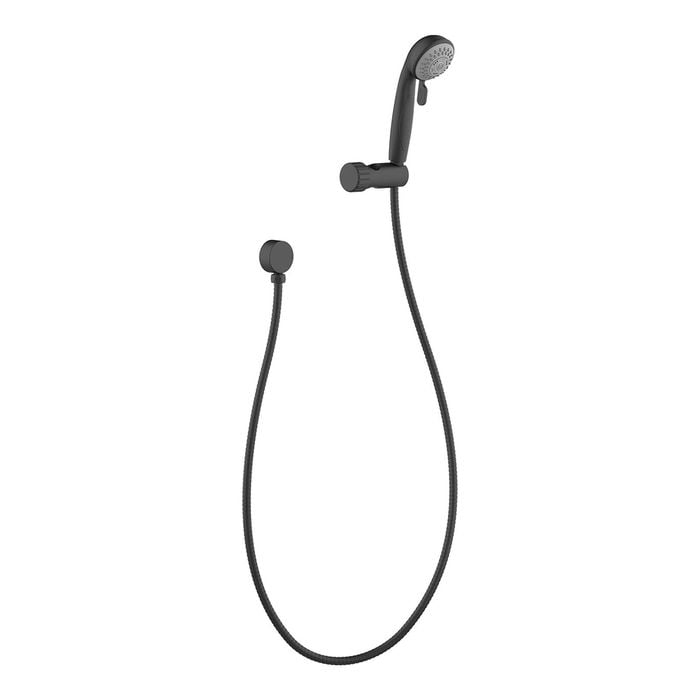 evekare Matte Black Hand Shower Connector Set
