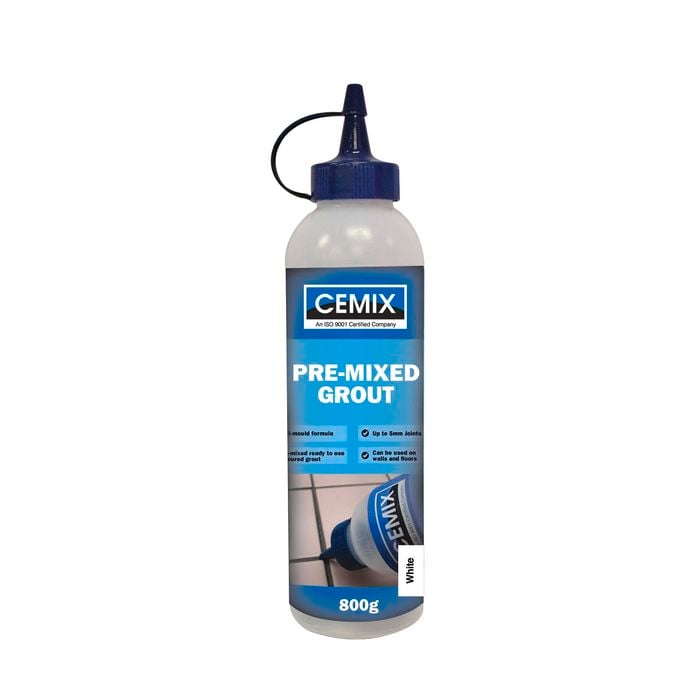 Cemix 800g White Pre Mixed Grout
