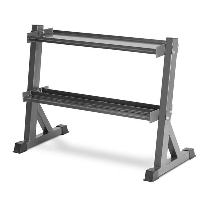 2-tier Kettlebell/dumbell Rack Stand Home Gym Storage 111x83cm
