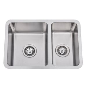 Estilo 1 And 3/4 Bowl Stainless Steel Square Sink