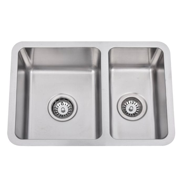 Estilo 1 And 3/4 Bowl Stainless Steel Square Sink