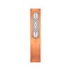 Woodcraft 2040 x 405 x 40mm Entrance Door Regent Side Lite Black Glass TGR01CBB