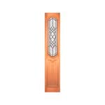Woodcraft 2040 x 405 x 40mm Entrance Door Regent Side Lite Black Glass TGR01CBB