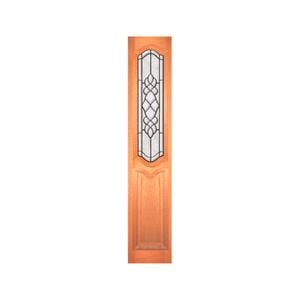 Woodcraft 2040 x 405 x 40mm Entrance Door Regent Side Lite Black Glass TGR01CBB