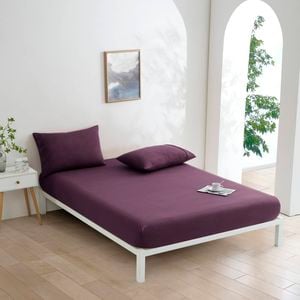 Dreamaker Micro Flannel Combo Fitted Sheet Set Cherry Single