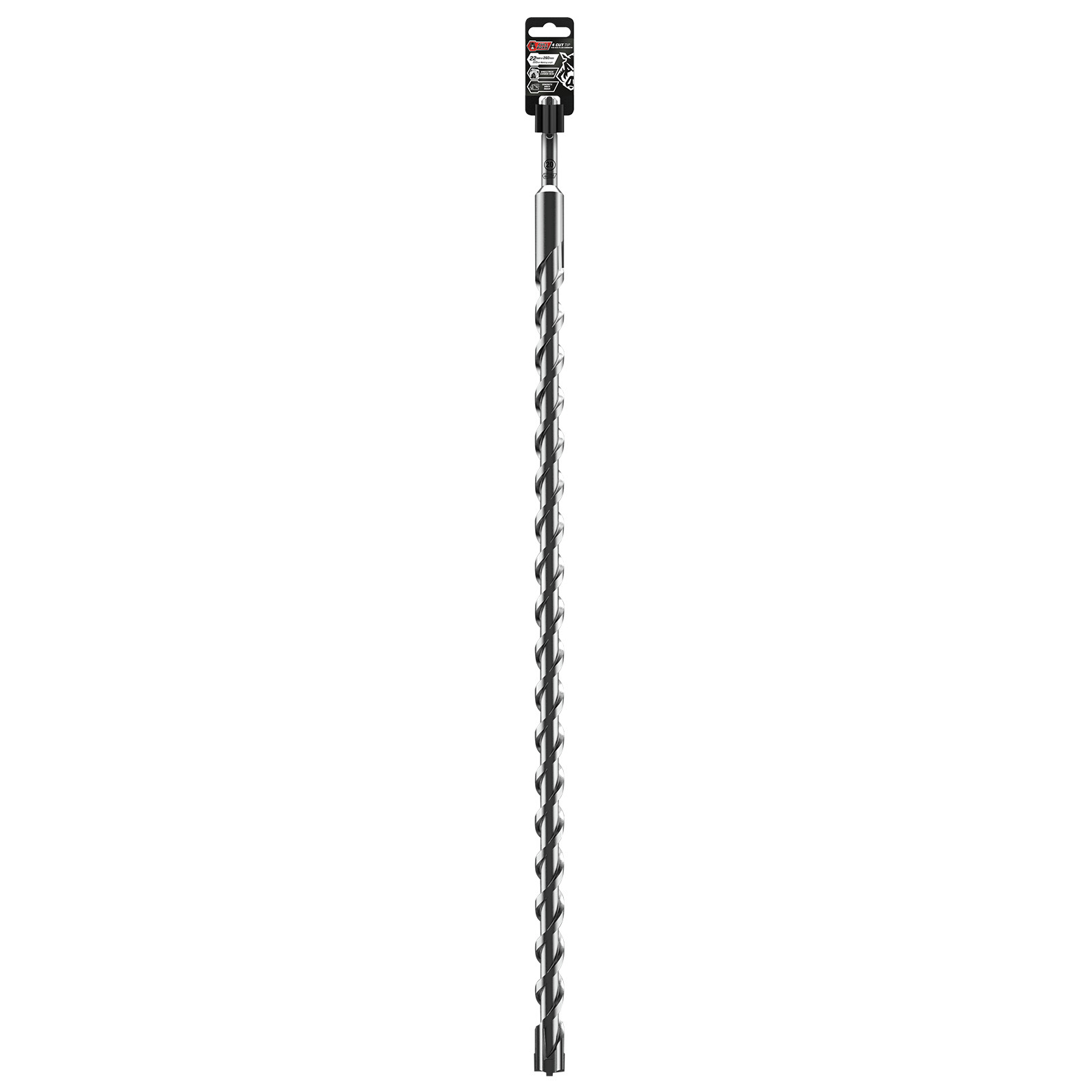 Full Boar 20mm x 600mm 4 Cut Tip for SDS Plus Hammers Bunnings Australia