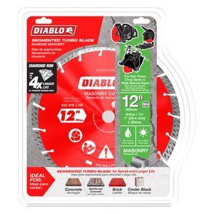 Diablo 300mm Diamond Segmented Turbo Masonry Cut Off Disc