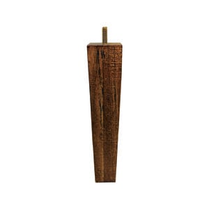 Adoored 53-40x250mm Square Rustic Tapered Wooden Leg