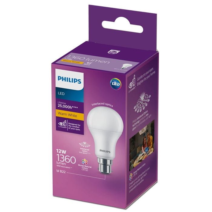Philips A60 B22 LED 1360lm Warm White 12W Globe