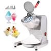 VEVOR Ice Crushers Machine Silver Electric Snow Cone Maker with 4 Blades for Commercial Use