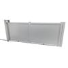 Think Fencing 4800 x 1760mm White PVC Mystique Sliding Gate