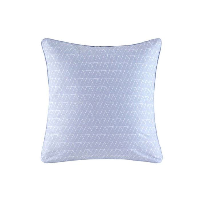 Kas Australia Aiden Euro Throw Pillowcase 65x65cm - Blue