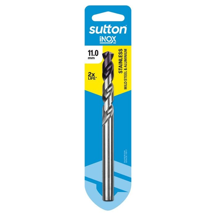 Sutton Tools 11.0mm INOX Stainless Steel Jobber Drill Bit