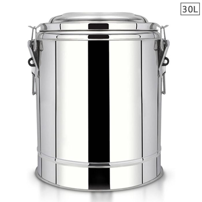SOGA 30L Stainless Steel Insulated Stock Pot
