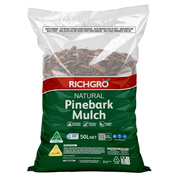 Richgro 50L Natural Pinebark Mulch