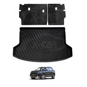 Boot Liner Back Seat Protector Combo for Kia Seltos 2019-2022 Car Kick Mats Cover Cargo Trunk Mat