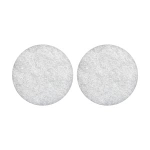 2pk Glomesh Regular Speed Polishing Machine Floor Pad White 400mm