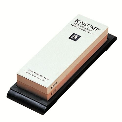 Kasumi Combination Ceramic Whetstone Knife Sharpener 240/1000 Made in