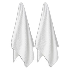 2PK ESPRIT Isle 600 GSM Soft Bathroom Hand Drying Towel White