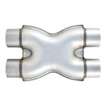 Aluminised Steel 2 Inch I.D. X Merge Exhaust Pipe