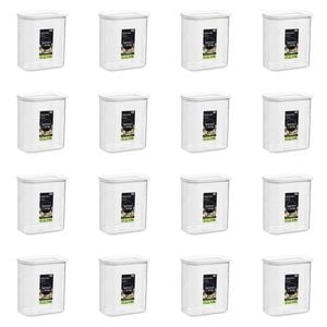 16PK Lemon & Lime 1.5L/17cm Fresh Seal Canister - White
