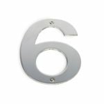 Sandleford 100mm Stainless Steel House Number 6
