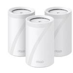 TP-Link Deco BE65(3-pack) BE11000 Whole Home Mesh Wi-Fi 7 System (WIFI7) , 574 Mbps at 2.4 GHz + 4320 Mbps at 5 GHz + 5760 Mbps