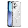 For Apple iPhone 17 MagSafe Magnetic Case with HaloLock Shockproof Protective Electroplating Clear Cover (Clear)