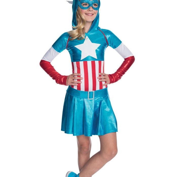 American Dream Girls Hooded Marcel Superhero Costume - Medium