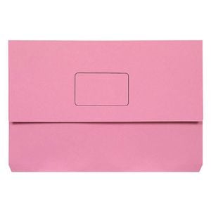 Marbig Slimpick Document Wallet (Foolscap) (Pink)