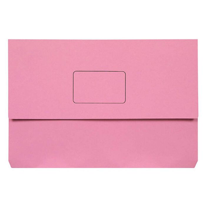 Marbig Slimpick Document Wallet (Foolscap) (Pink)