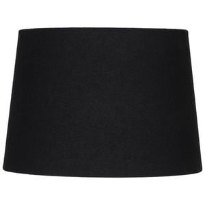 Verve Design 28cm Black Medium Linen Dawn Tapered Shade