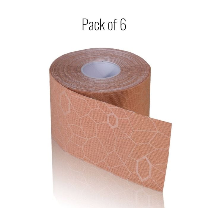 Theraband Kinesiology Tape, 5.1cm X 5m, 6 Rolls, Beige-beige