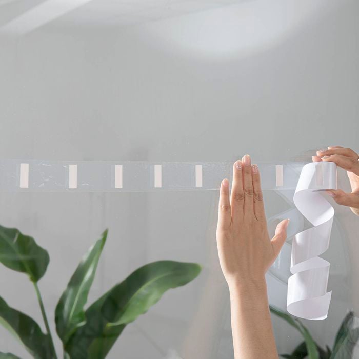 Pillar 3m White Rectangles Window Safety Decal