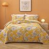 Bloomington Cotton Lightly Quilted Coverlet Set Vibrante Yellow Queen