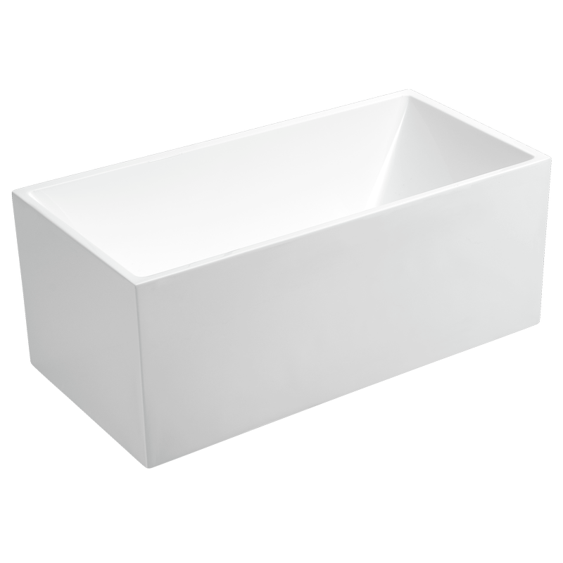 Rococo 1700 x 750 x 600mm Square Edge Freestanding Bath