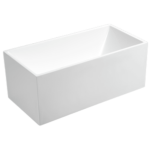 Rococo 1700mm White Acrylic Freestanding Bathtub