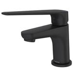 HomeCare by Caroma WELS 5 star 6L/min Black Matte Assistant Living Basin Mixer