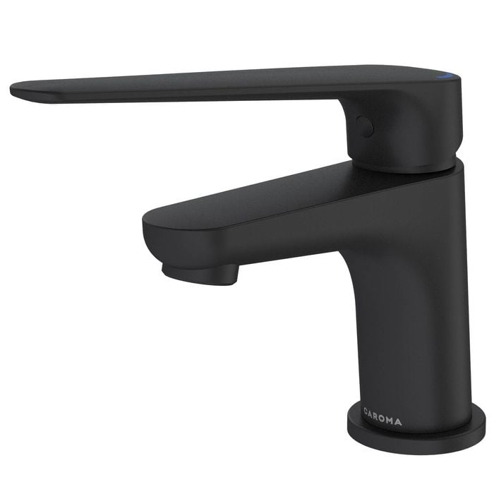 HomeCare by Caroma Black Matte Assistant Living Basin Mixer