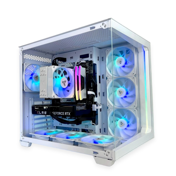 Gaming PC Intel Core i5/i7 |RTX 4060/4060 Ti/5070,AMD 9070/9070 XT | Antec c5 White
