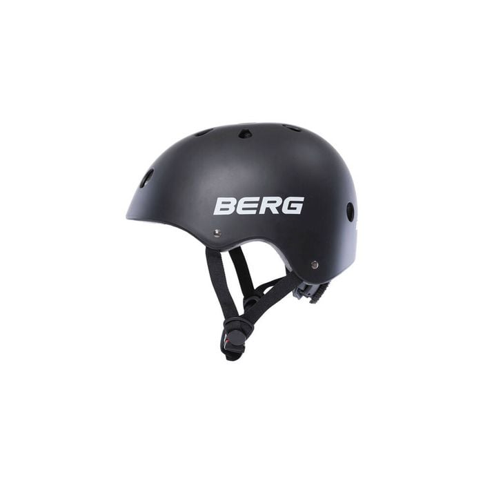 Berg Plastic/Foam Safety Helmet Medium Kids 54-57cm - Black
