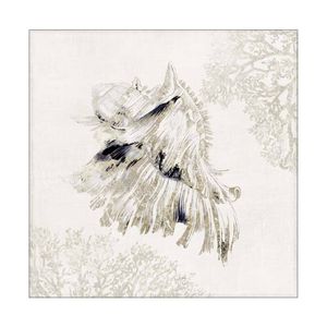 Artey | Silver Shell II - Stretched Canvas - Stretched Canvas - 120 x 120cm