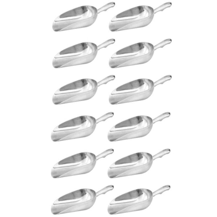 Trenton 12 X Scoop With Round Bottom 340ml / 12oz Aluminium Ice / Ingredients / Serving