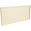 ProtectorAl 1001-2000W X 300-1000H Primrose Aluminium Welded Slat Panel Horizontal 18mm Gap