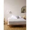Linen House King Bamboo Bed Mattress Protector - White