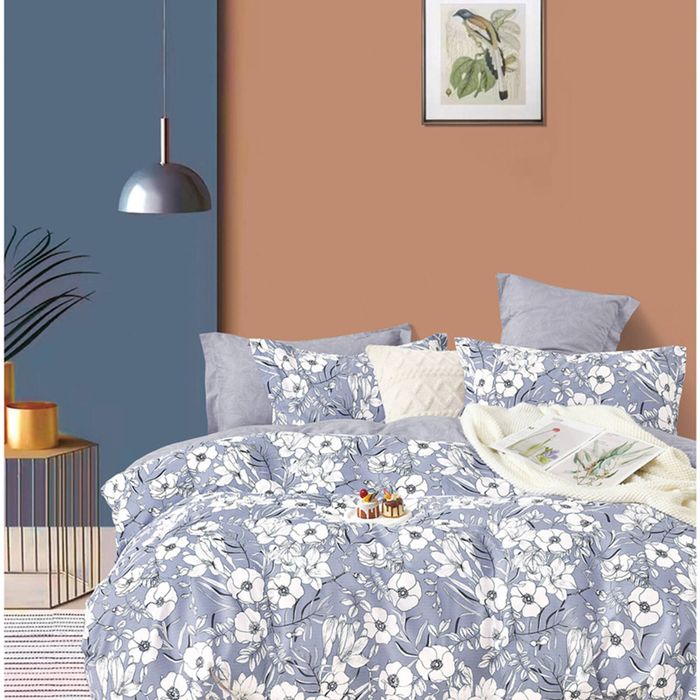 Ardor Matilda Queen Quilt Cover Set Cotton Home/Room Bedding w/Pillowcase Mauve