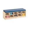 Jooyes 10 Cubbies Kids Shoes Storage Bench - Oak | 100cm | Shoe Cabinet
