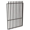 ProtectorAl 800-1200W x 1800H Black Aluminium Radiator Pool Gate