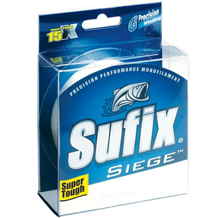 Sufix Siege 300m Low Vis Green Super Tough Monofilament Fishing Line 15.8lb